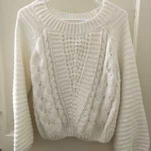 Cute White Sweater!